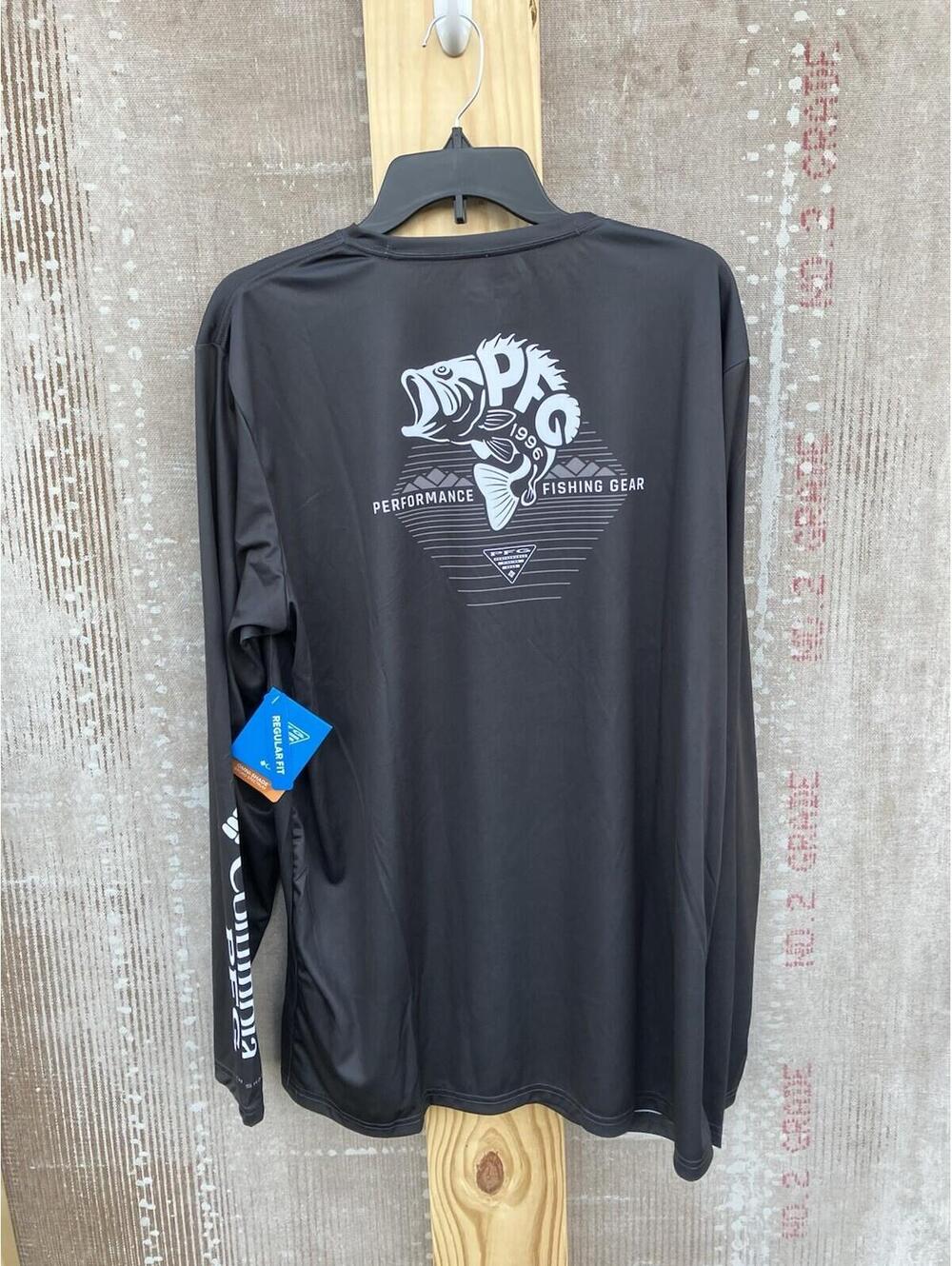 New Mens Columbia - 212472 Cool PFG Terminal Tackle Long Sleeve T-Shirt 2XL XXL